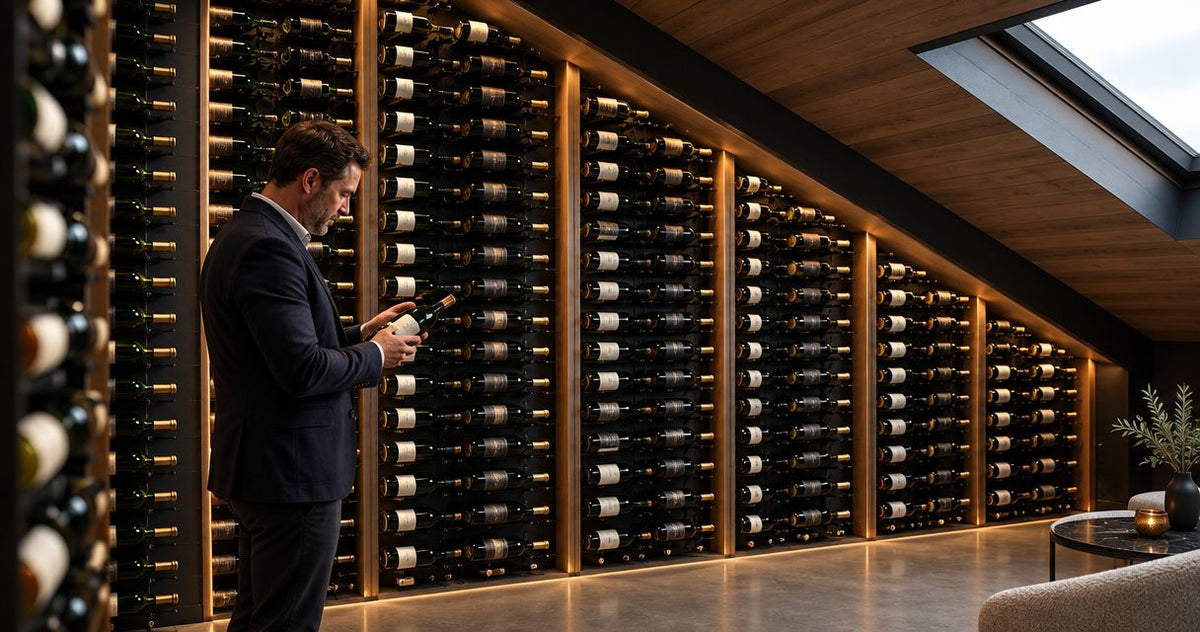 Can floor-to-ceiling wine racks fit a sloped ceiling?
