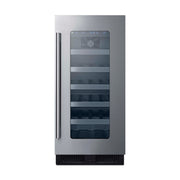Summit ALWC15 15 in ADA built-in wine cellar, front