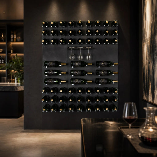 Kessick Castle Rock wine wall in a room setting