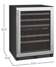 Allavino VSWR56-2 dimensions diagram
