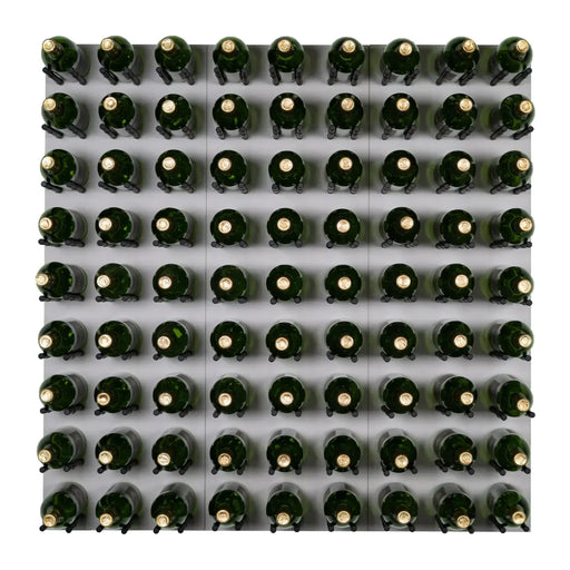 Kessick Eastover wine wall, 81 bottle, Nebia Black finish