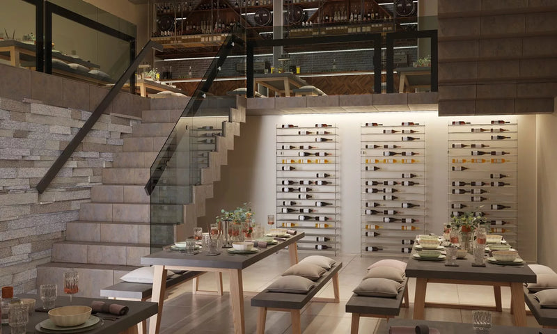 Evolution Wine Tower 92" 162 bottle