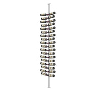 Helix Single Sided Wine Rack Post Kit 10 | Floor-to-Ceiling Mounted Bottle Storage