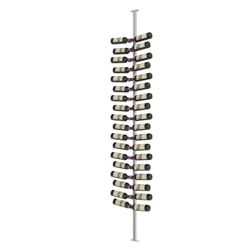 Helix Single Sided Wine Rack Post Kit 10 | Floor-to-Ceiling Mounted Bottle Storage