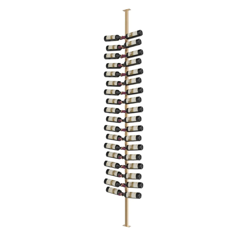Helix Single Sided Wine Rack Post Kit 10 | Floor-to-Ceiling Mounted Bottle Storage