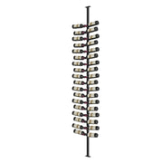Helix Single Sided Wine Rack Post Kit 10 | Floor-to-Ceiling Mounted Bottle Storage