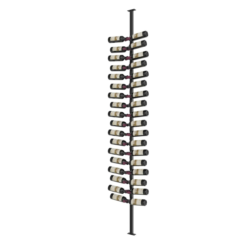 Helix Single Sided Wine Rack Post Kit 10 | Floor-to-Ceiling Mounted Bottle Storage