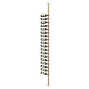 Helix Single Sided Wine Rack Post Kit 10 | Floor-to-Ceiling Mounted Bottle Storage