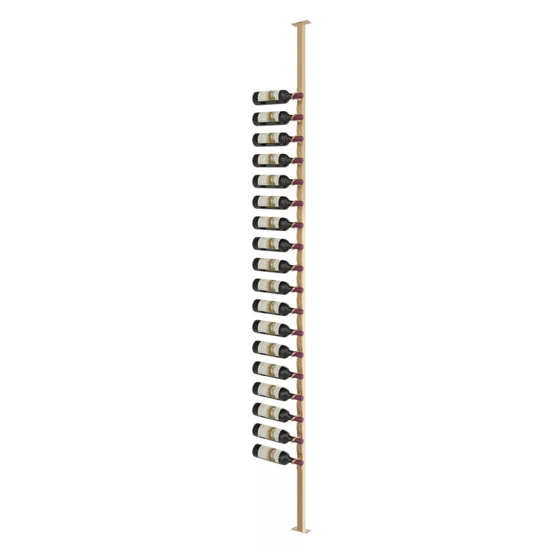 Helix Single Sided Wine Rack Post Kit 10 | Floor-to-Ceiling Mounted Bottle Storage