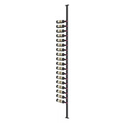 Helix Single Sided Wine Rack Post Kit 10 | Floor-to-Ceiling Mounted Bottle Storage