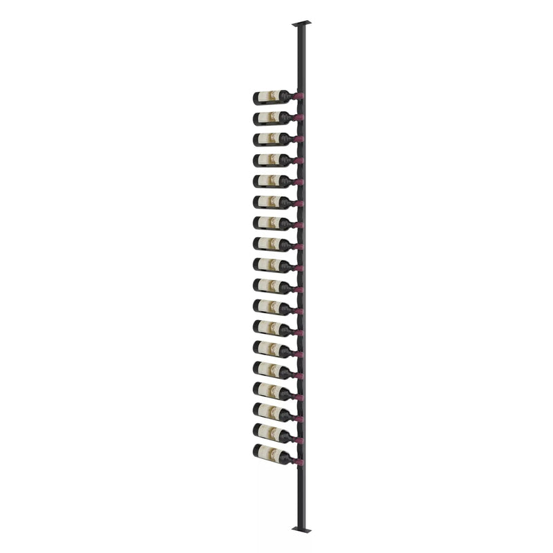 Helix Single Sided Wine Rack Post Kit 10 | Floor-to-Ceiling Mounted Bottle Storage