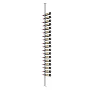 Helix Single Sided Wine Rack Post Kit 10 | Floor-to-Ceiling Mounted Bottle Storage