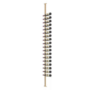 Helix Single Sided Wine Rack Post Kit 10 | Floor-to-Ceiling Mounted Bottle Storage