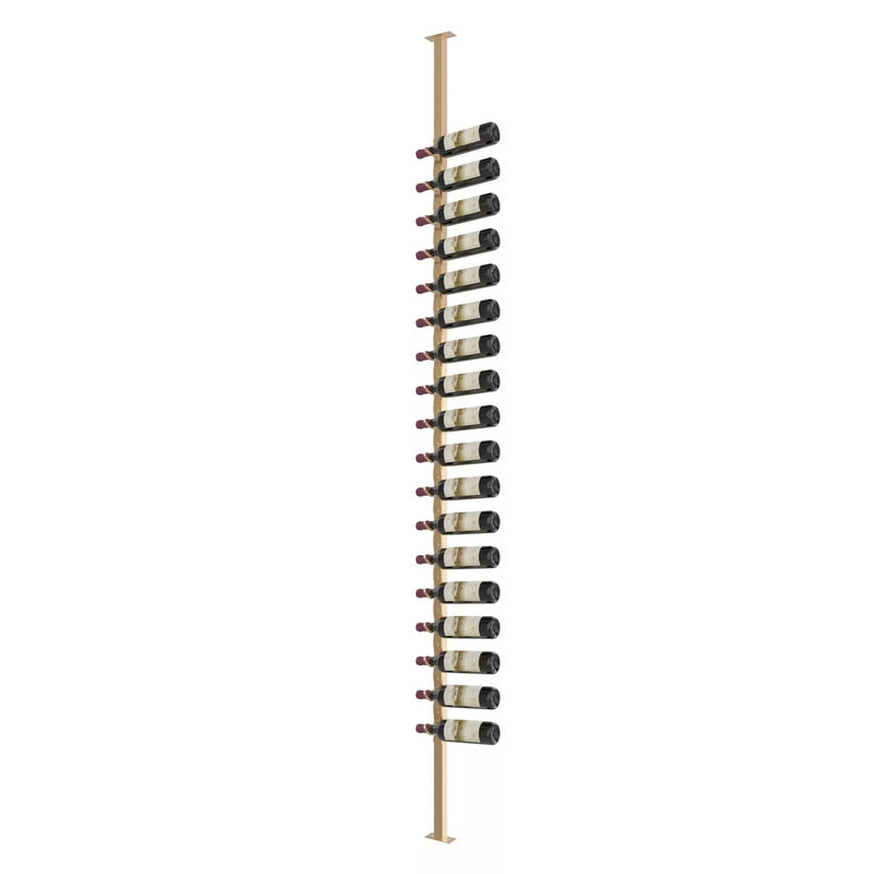 Helix Single Sided Wine Rack Post Kit 10 | Floor-to-Ceiling Mounted Bottle Storage