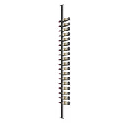 Helix Single Sided Wine Rack Post Kit 10 | Floor-to-Ceiling Mounted Bottle Storage