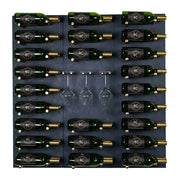 Kessick Highland Park wine wall, 48 bottle, Night Gold finish