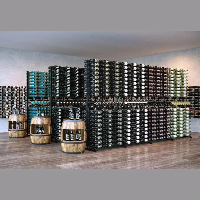 Island Display Racks 73 - freestanding metal wine rack