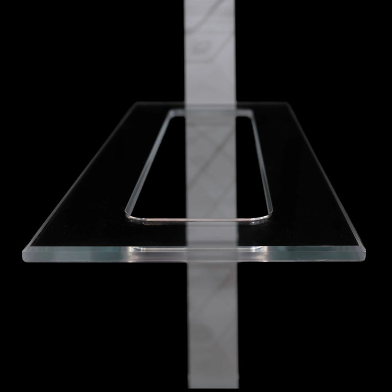 Genuwine Cellars Reserve OPUS Floating Wine Rack, Silver Wall Mounted Modular Metal Cable Display