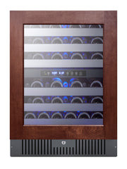 Summit SWC532BLBISTPNR panel-ready wine refrigerator, full view