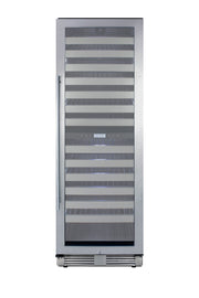 Summit SWCP2163CSS wine cellar, stainless steel cabinet, front