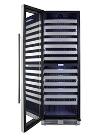Summit SWCP2163LHD wine cellar, left hand door open