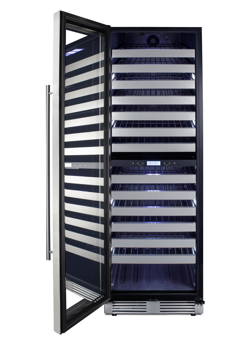 Summit SWCP2163LHD wine cellar, left hand door open