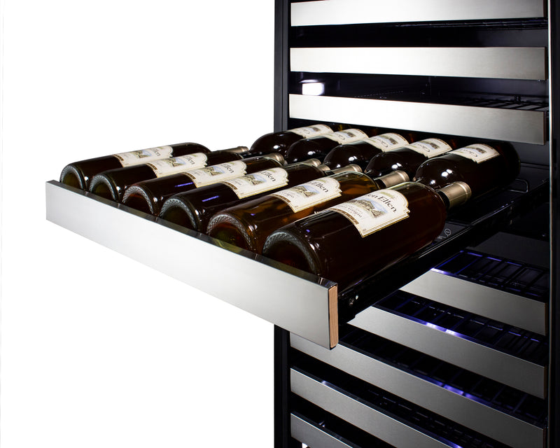 Summit SWCP2163 shelf loaded with bottles