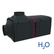 Wine Guardian D025WC water-cooled ducted cooling unit, back view