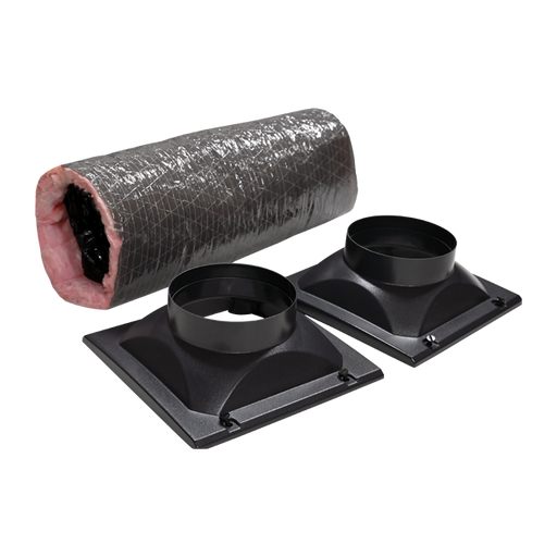 Wine Guardian combo duct kit with collars and flexible ductwork