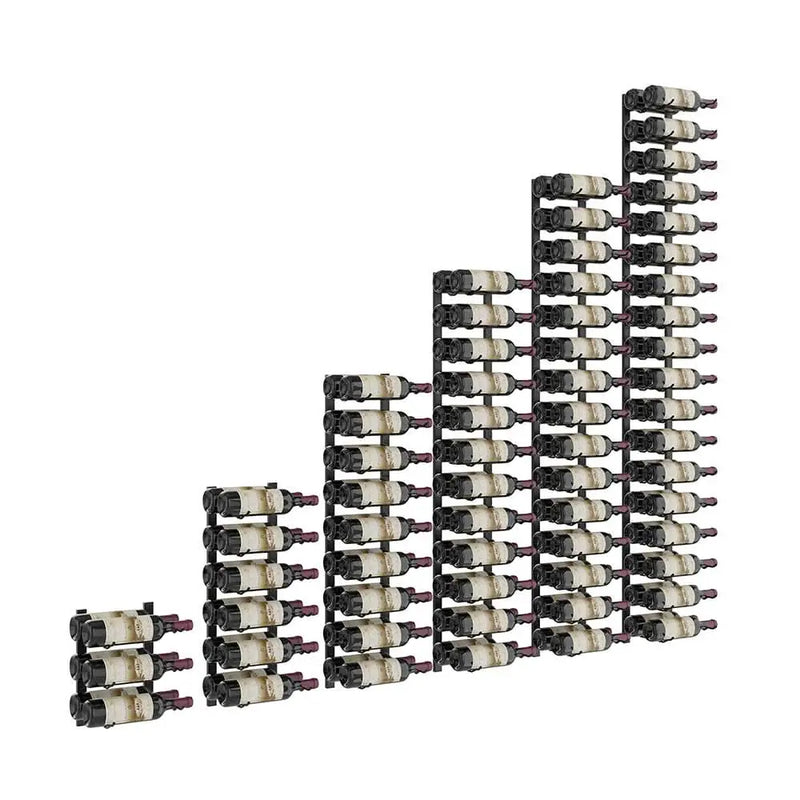 W Series Under the Stairs Wine Wall Kit Mounted Metal Wine Rack Kit