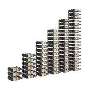 W Series Under the Stairs Wine Wall Kit Mounted Metal Wine Rack Kit