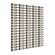 W Series Feature 6 Wall Mounted Metal Wine Rack kit