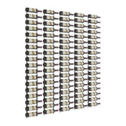 W Series Feature 6 Wall Mounted Metal Wine Rack kit
