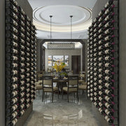 W Series Feature 6 Wall Mounted Metal Wine Rack kit