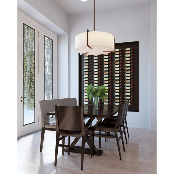 W Series Feature 6 Wall Mounted Metal Wine Rack kit