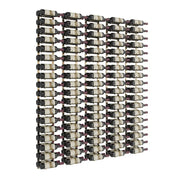 W Series Feature 6 Wall Mounted Metal Wine Rack kit