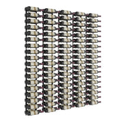 W Series Feature 6 Wall Mounted Metal Wine Rack kit