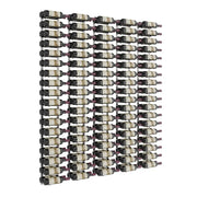 W Series Feature 6 Wall Mounted Metal Wine Rack kit