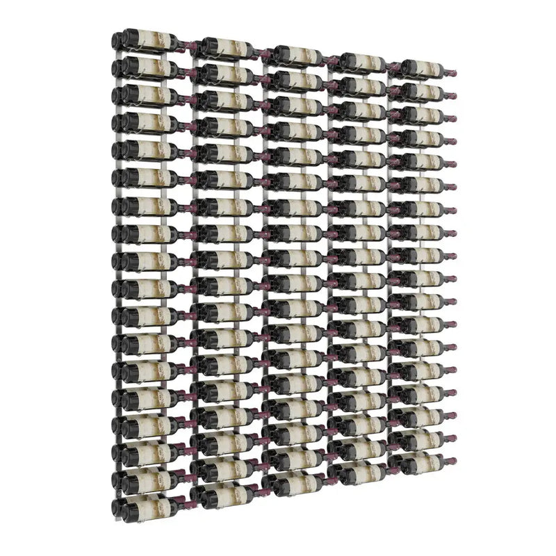 W Series Feature 6 Wall Mounted Metal Wine Rack kit