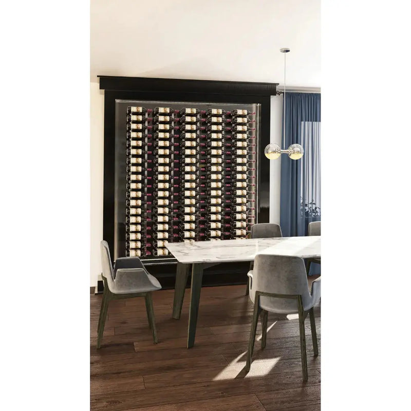 W Series Feature 6 Wall Mounted Metal Wine Rack kit