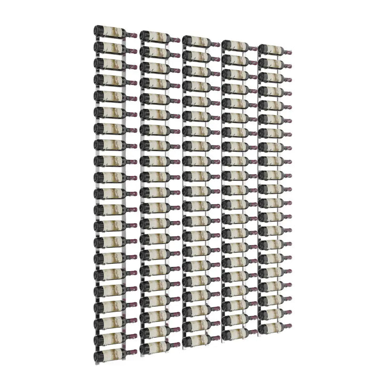 W Series Feature 7 Wall Mounted Metal Wine Rack Kit