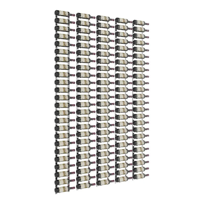 W Series Feature Wall 8 Wall Mounted Metal Wine Rack Kit