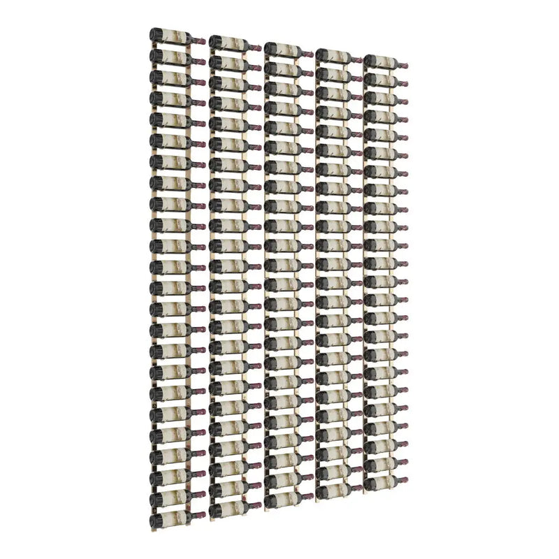 W Series Feature Wall 8 Wall Mounted Metal Wine Rack Kit