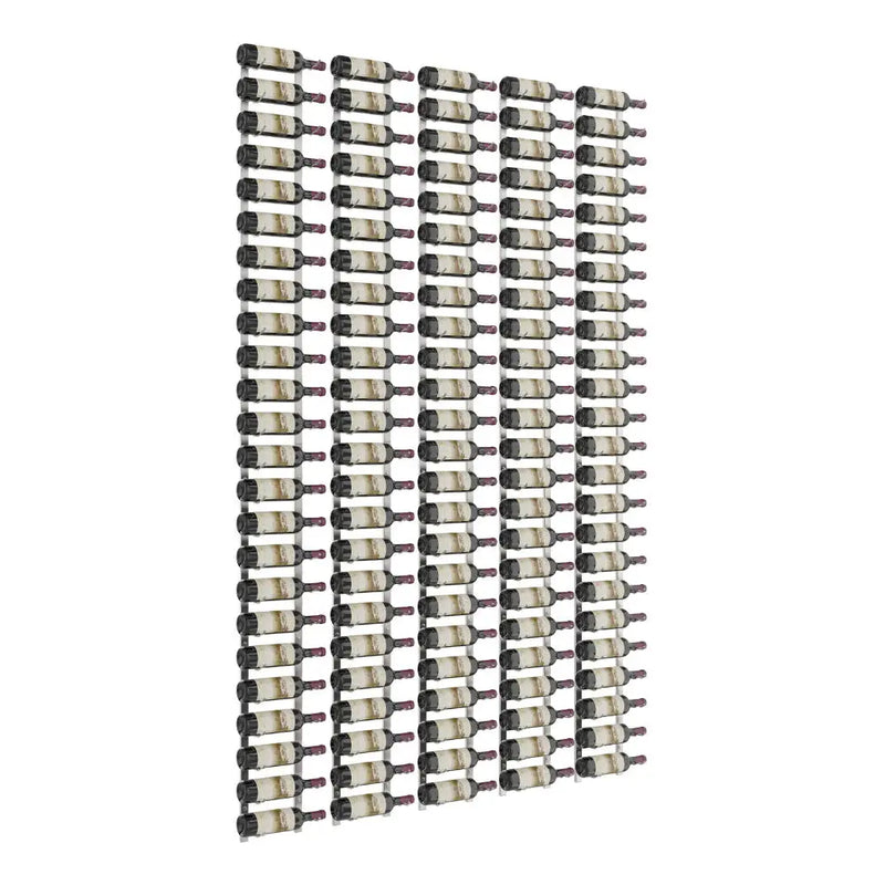 W Series Feature Wall 8 Wall Mounted Metal Wine Rack Kit