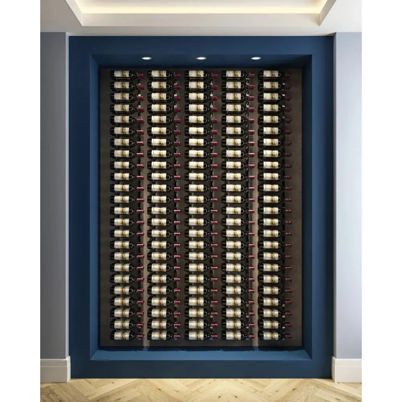 W Series Feature Wall 8 Wall Mounted Metal Wine Rack Kit
