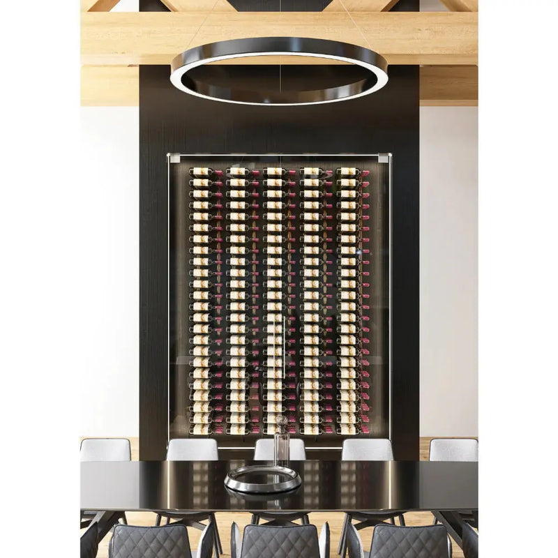 W Series Feature Wall 8 Wall Mounted Metal Wine Rack Kit