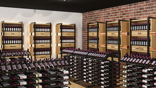 Commercial Aisle Rack 234 Bottle