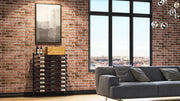 Evolution Single-Sided Island Display | Freestanding Metal Wine Rack