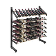 Evolution Single Sided Freestanding Island Display Wine Rack & Presentation Row