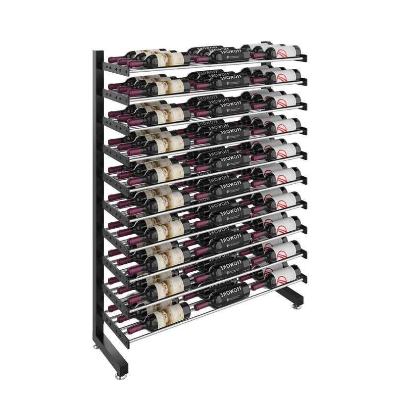 Freestanding Single-Sided Island Display Rack | 90 Bottles